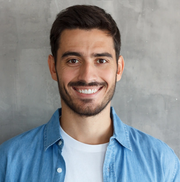 Smiling man representing dental membership plans