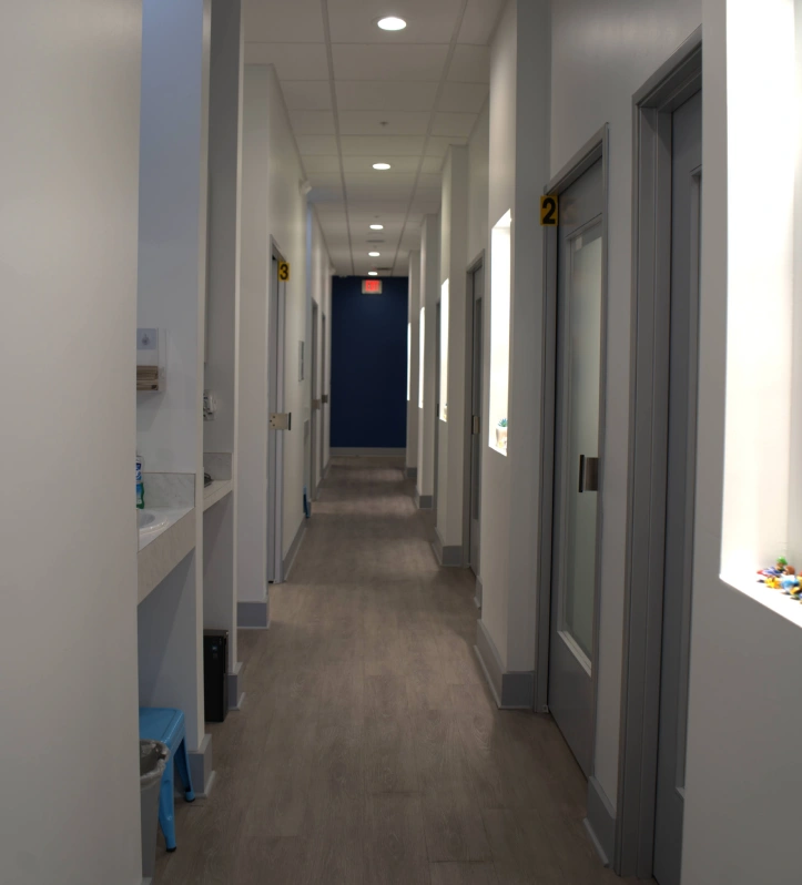 Hallway inside the Core Dentistry office